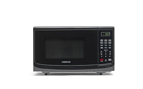 700 Watts 0.7 Cu. Ft. Retro Black Microwave Oven T579