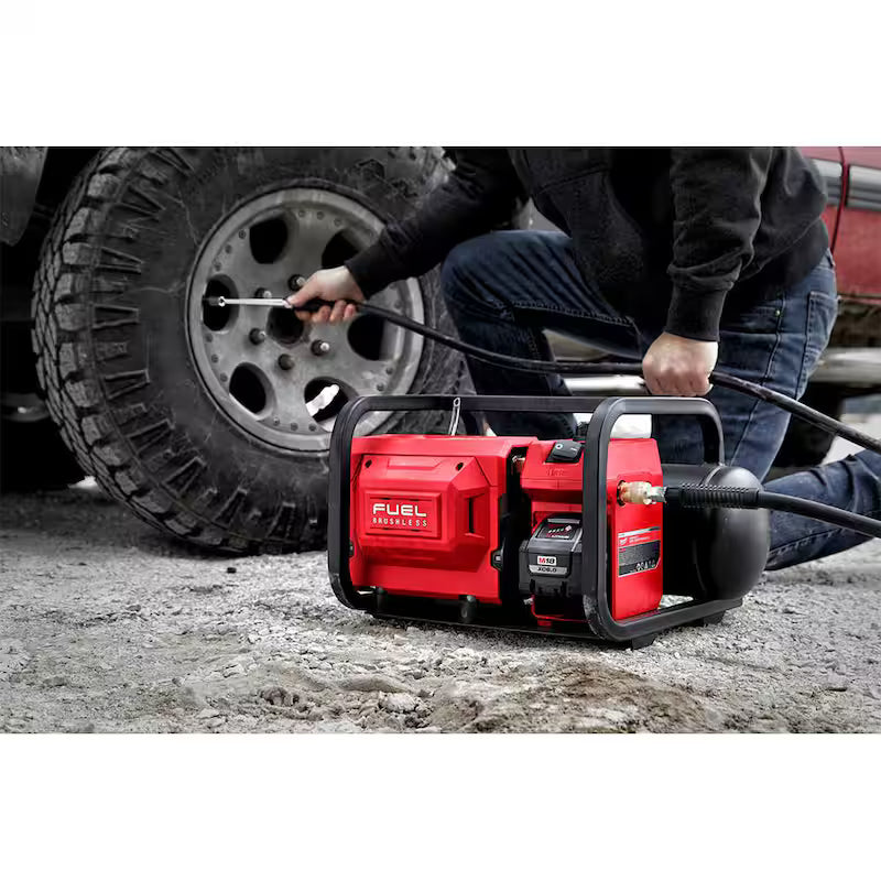 18-Volt Lithium-Ion Brushless Cordless Compact Quiet Electric Compressor I826
