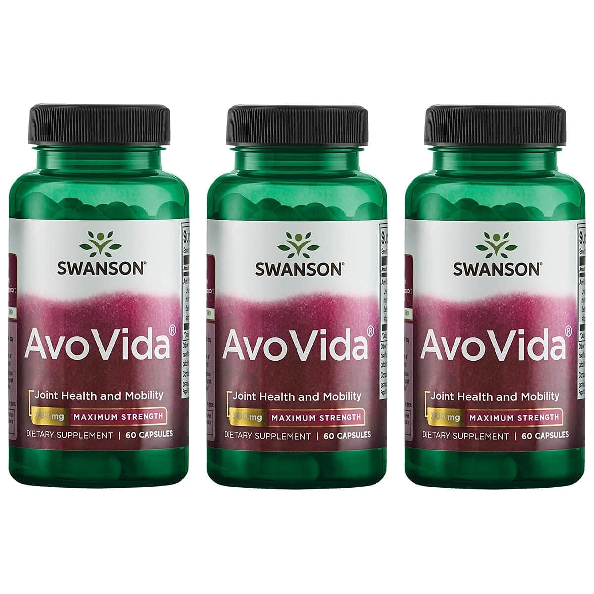 60 Capsules 300mg Avocado Soybean Unsaponifiables L321178