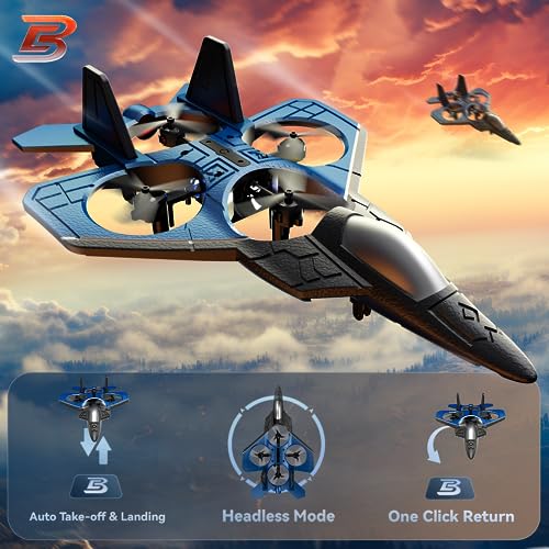 RC Fighter Airplane Remote Control Jet Plane Stunt Drone with Light T19729