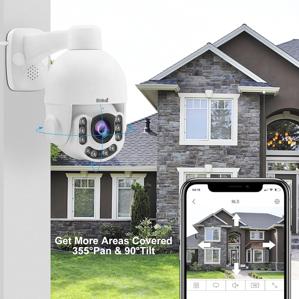 5MP PTZ POE Security Camera with 5X Optical Zoom U15136