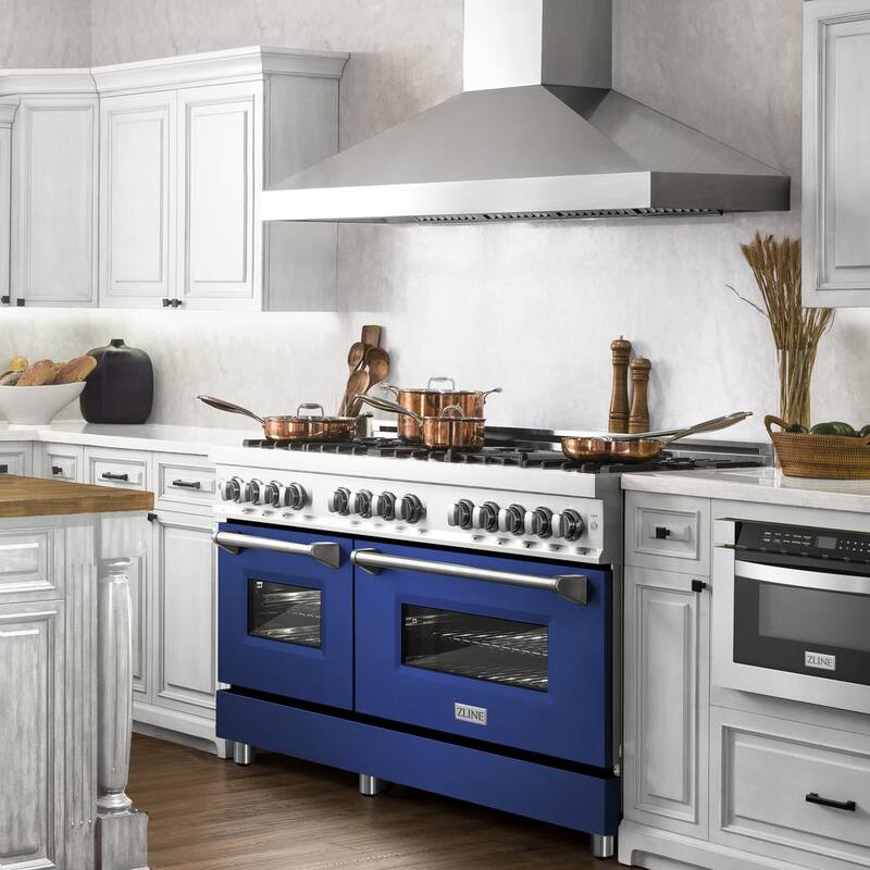 9-Burner Double Oven Dual Fuel Range in Stainless Steel R9325