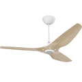 60 Ceiling Fan with Natural Bamboo Blades and White Finish T4230