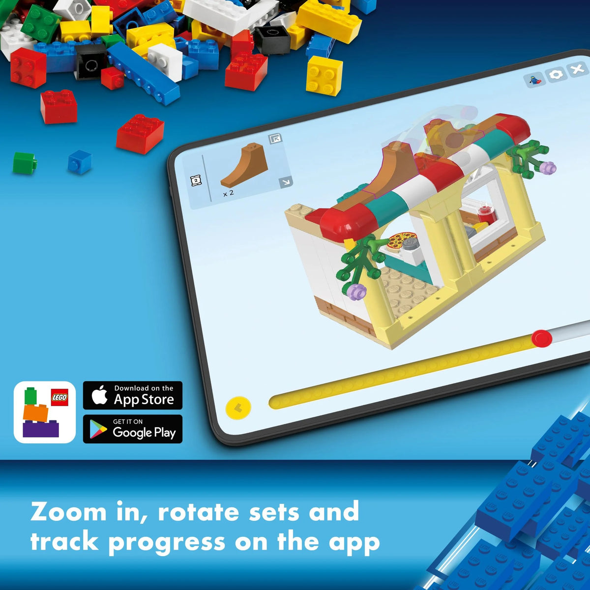 Building Toy with 6 Figures and Launcher R497