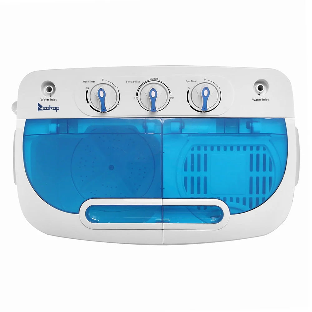Portable Mini Compact Twin Tub 13.4lb Washing Machine I599