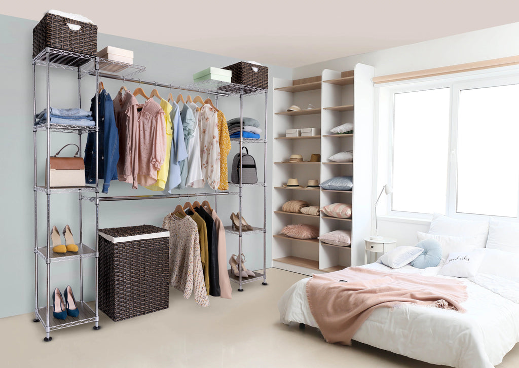 Steel Expandable Closet Organization System J471936