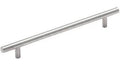 Satin Nickel Cabinet Hardware Bar Handle Pull 8-7/8 inch G18077