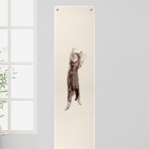 71x15.8 Thickened Cat Wall Climbing Carpet with 16 Fixed Nails L262761
