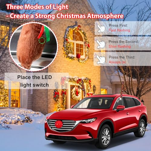 Christmas Reindeer Car Kit with LED B35441