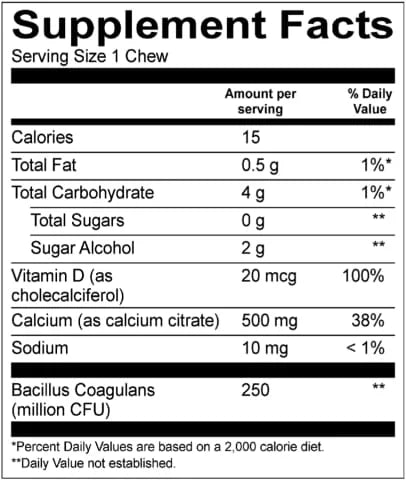 3-Month Supply Iron Free Bariatric Multivitamin Capsules and Calcium Citrate Soft Chews O40671