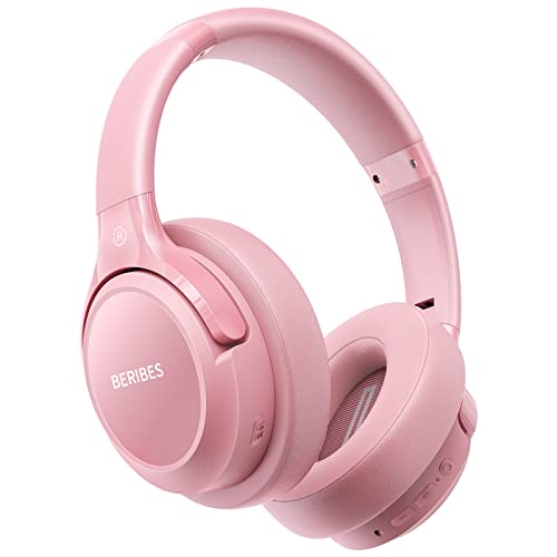Bluetooth Headphones Over Ear, 65H Playtime, 6 EQ Music Modes, Wireless Headphones with Microphone, Foldable Lightweight Headsets, Deep Bass L126781