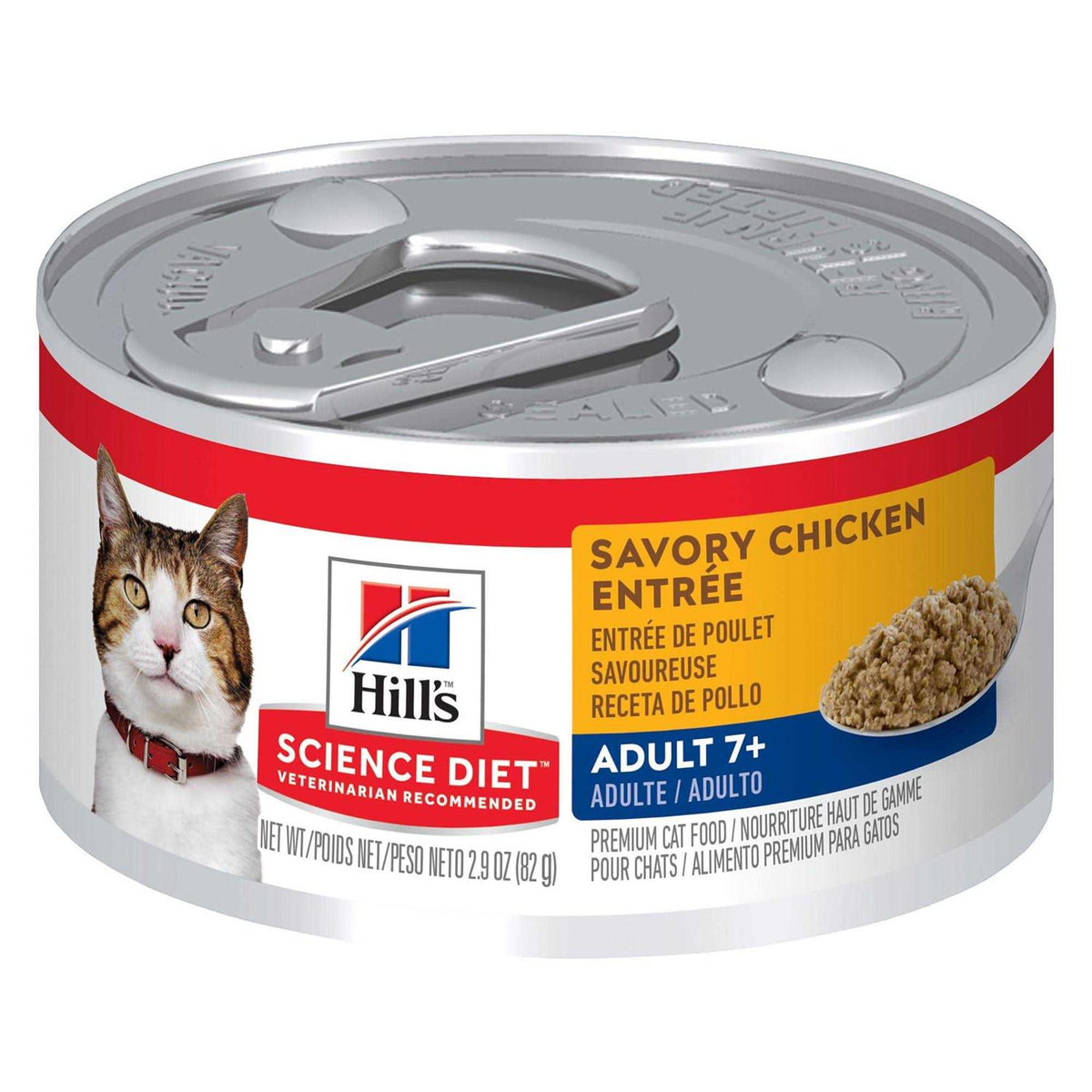 Adult 7+ Chicken Entree Cat Food O760