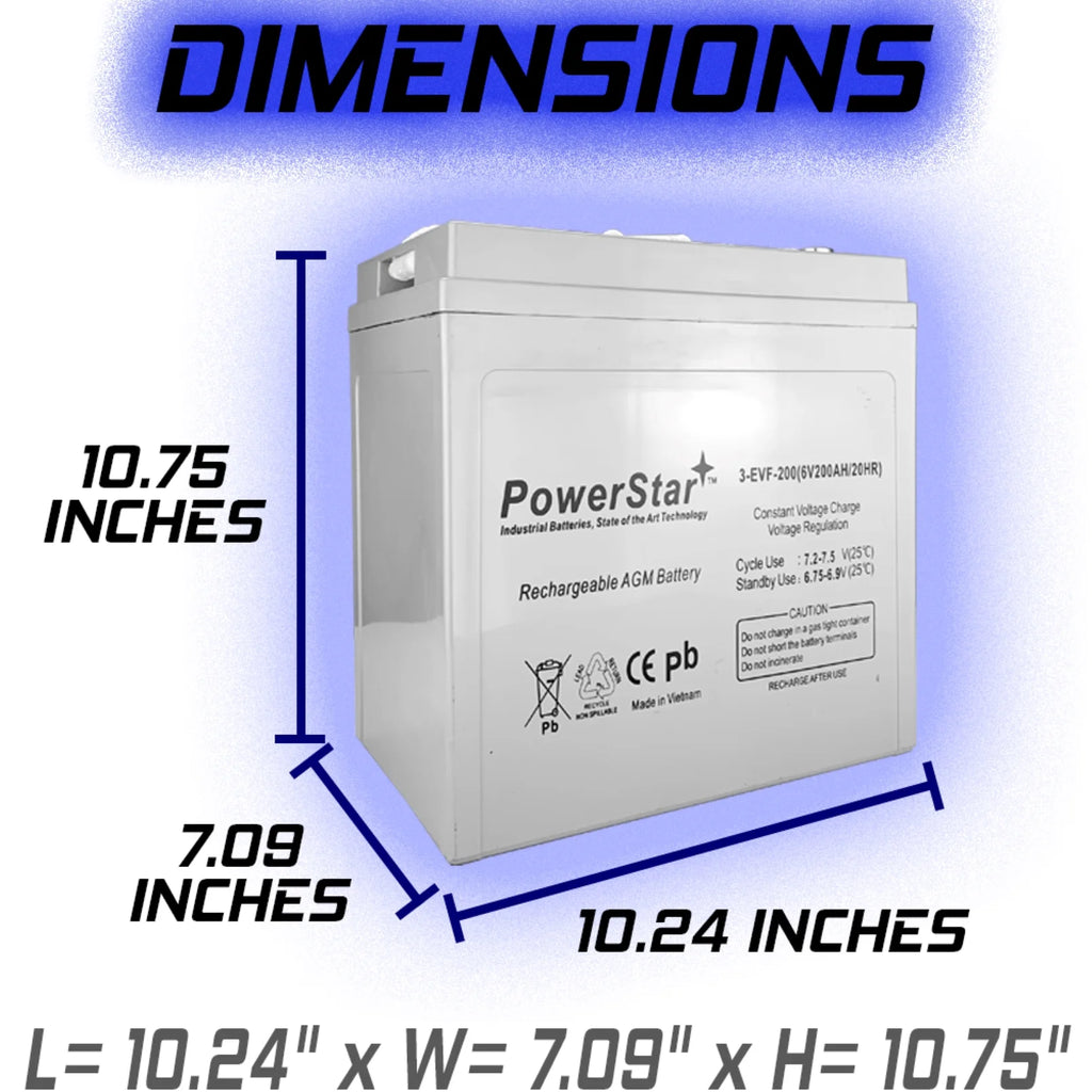 Sealed Deep-Cycle Golf Cart Battery V123802