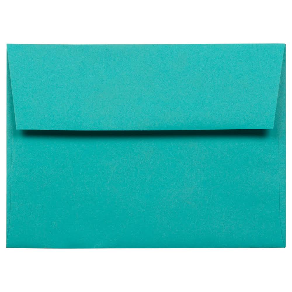 A6 Invitation Envelopes, 4.75 x 6.5, Sea Blue Recycled, 1000/Carton C28557