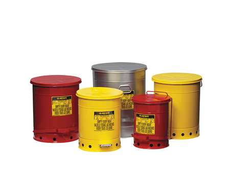 6 Gal Steel Oily Waste Can X501143