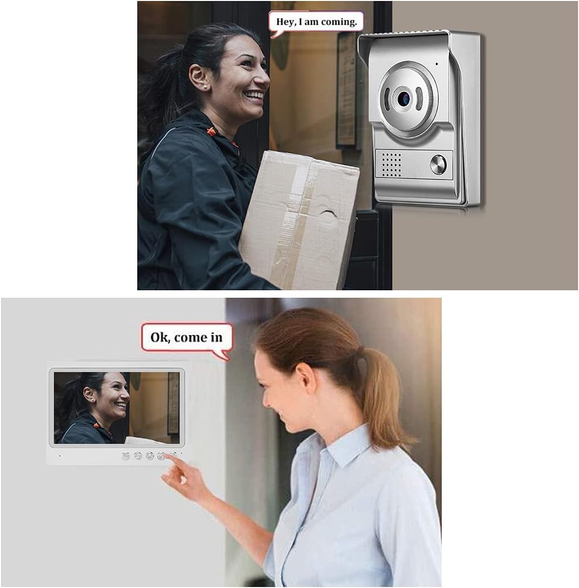 9 Inch Wired Video Intercom System with Night Vision N5887