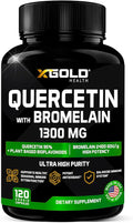 Quercetin + Bromelain 1,300mg 120 Caps N120