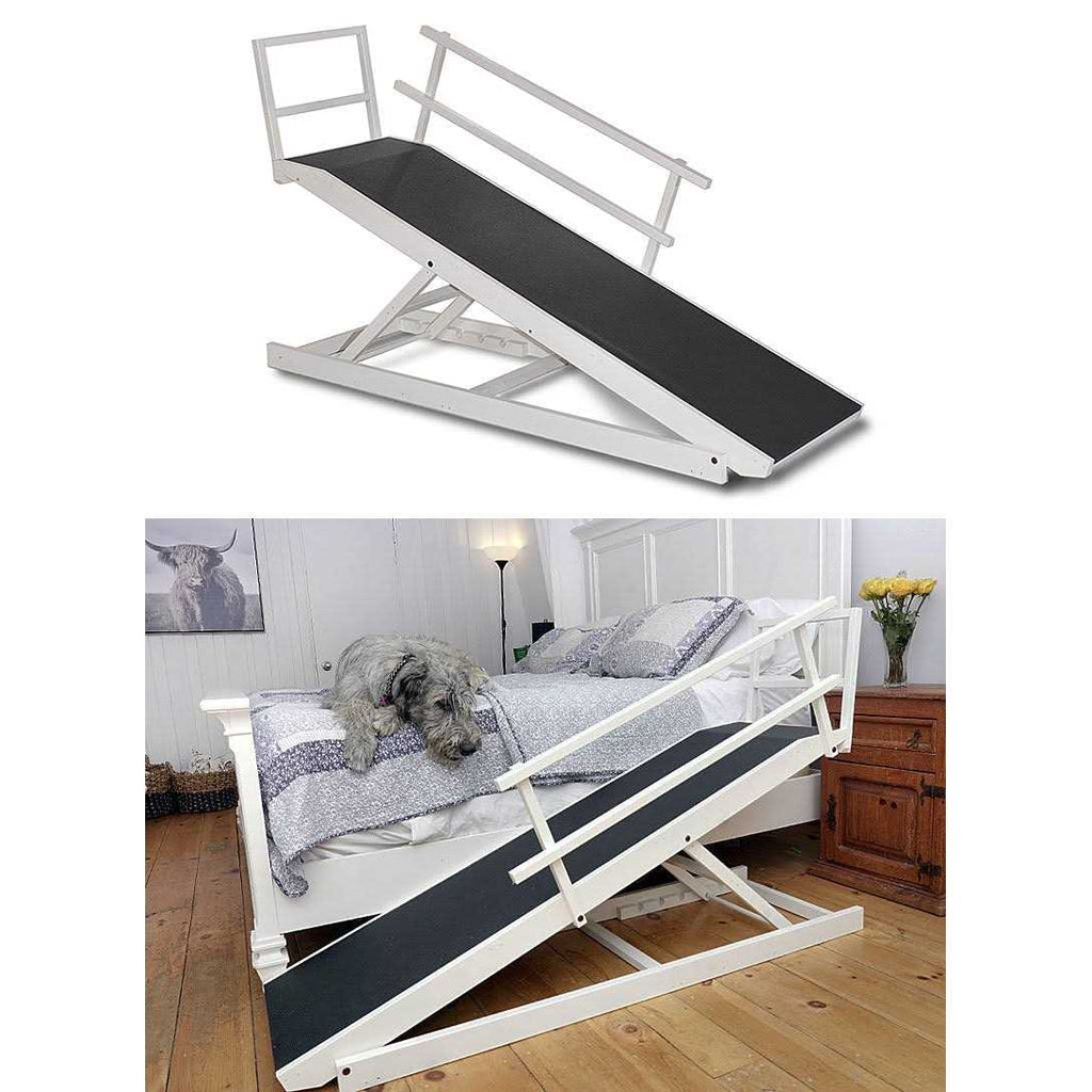 Large Adjustable Height Dog Bed Ramp P898