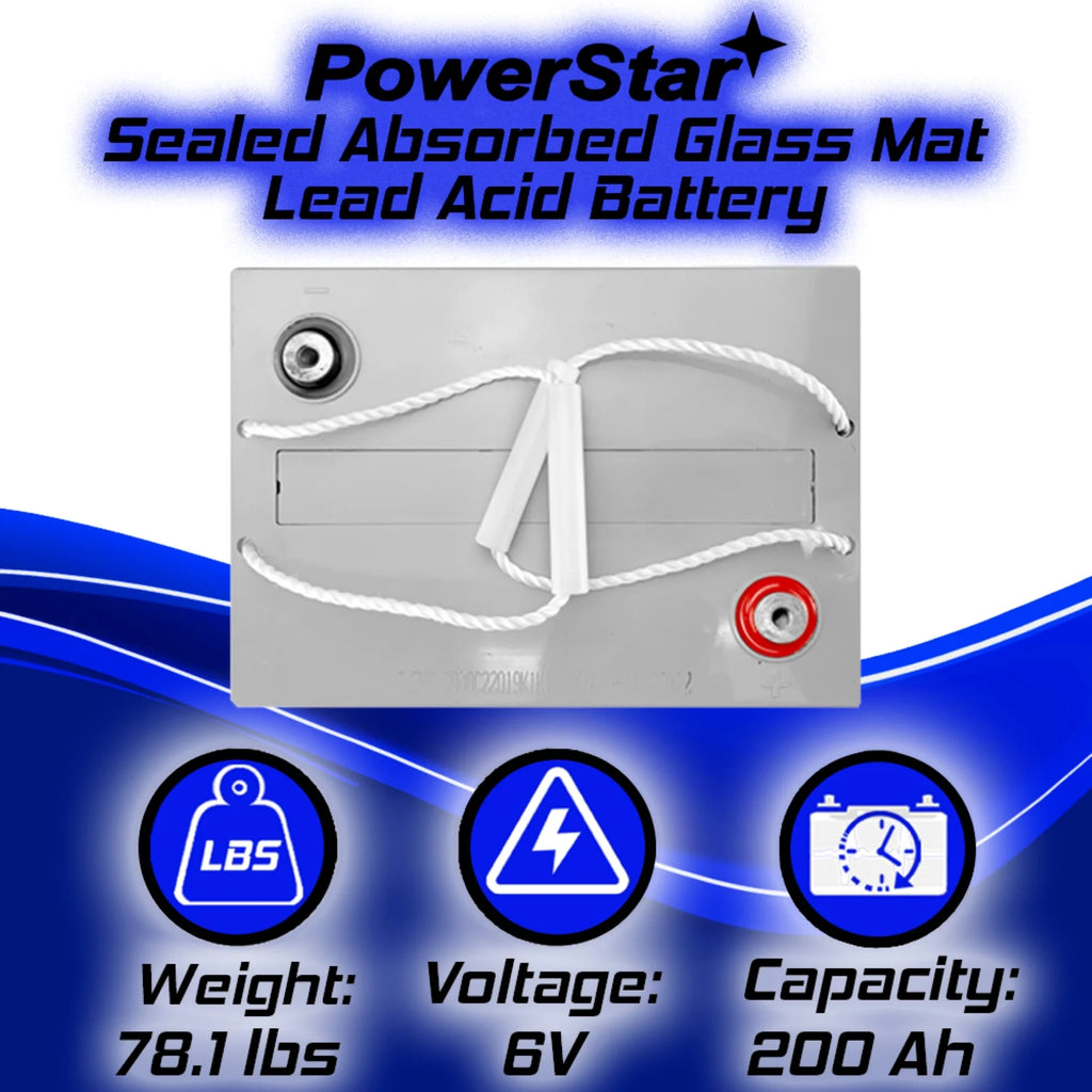 Sealed Deep-Cycle Golf Cart Battery V123802