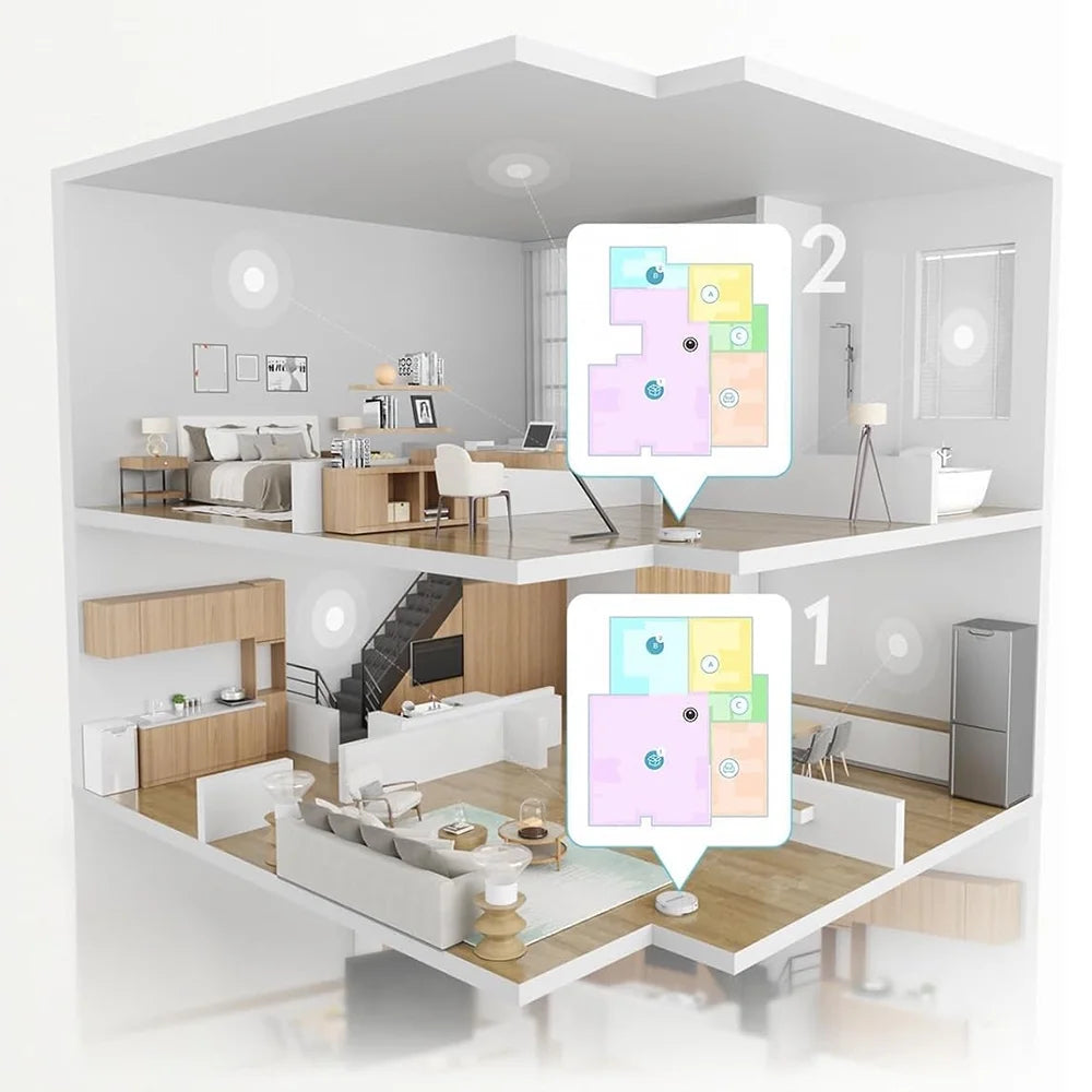 Robot Vacuum And Mop Combo Self Emptying Self-Drying Q48770