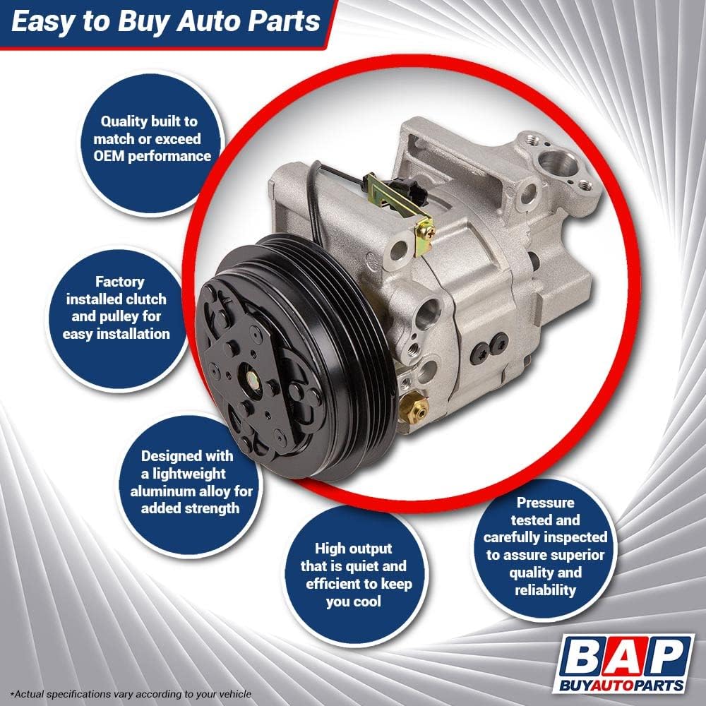 AC Compressor & A/C Clutch V6 R619