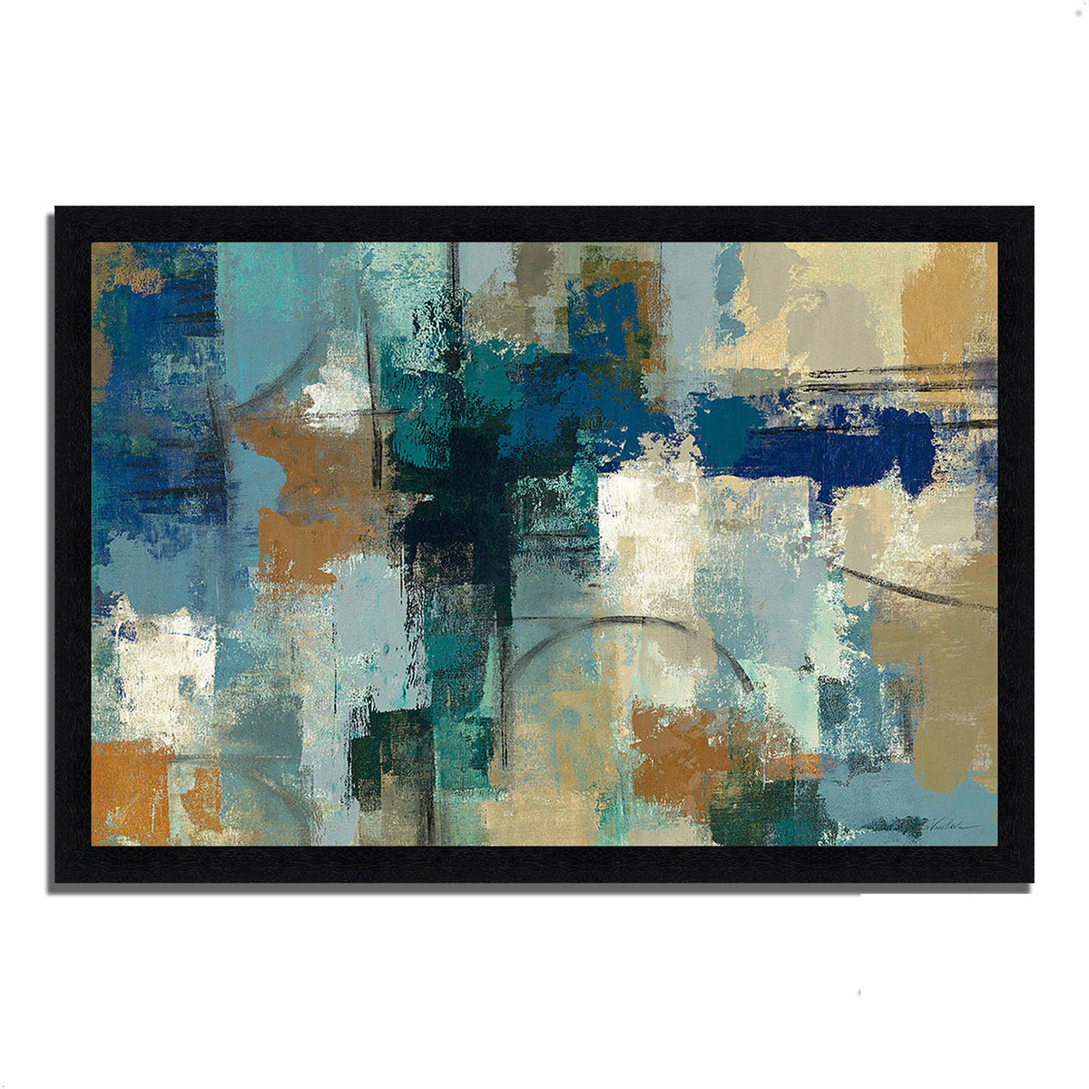 Framed Acrylic Painting Print T349531