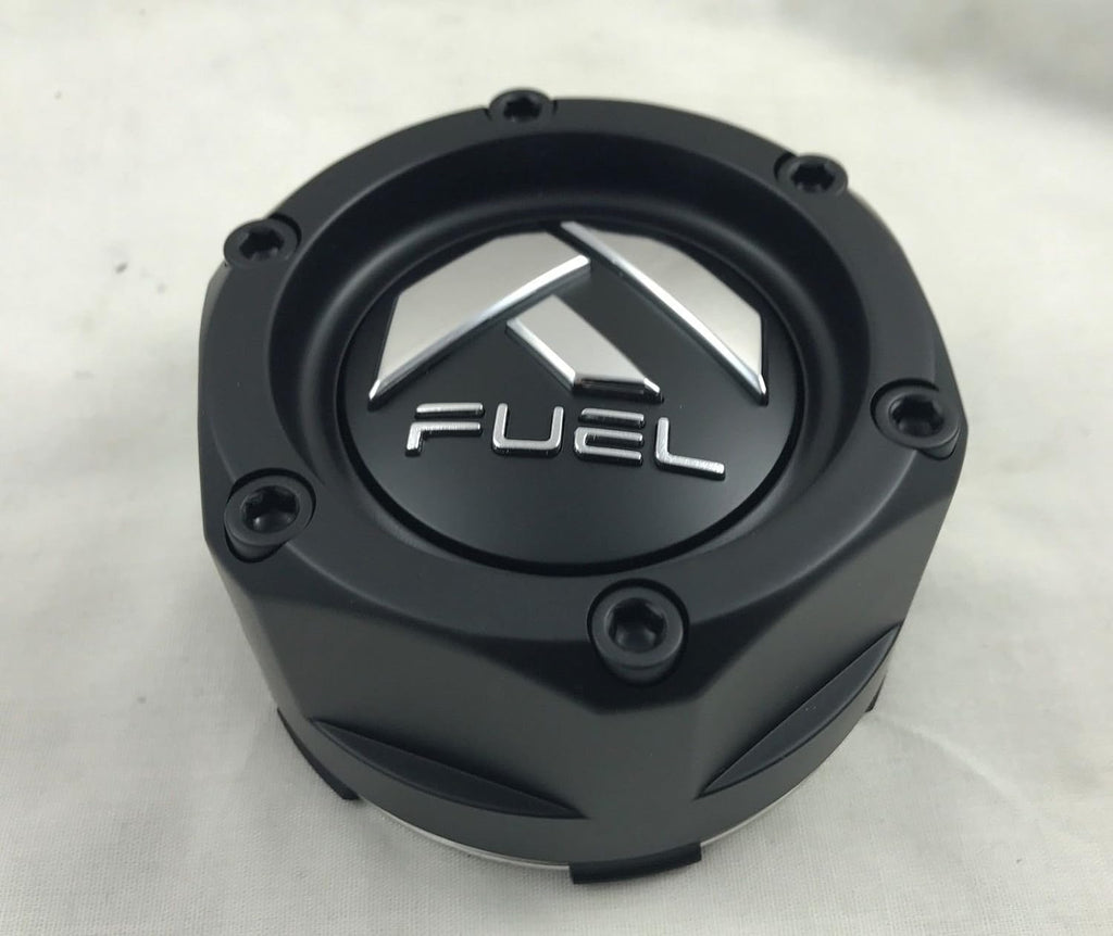Matte Black Custom Wheel Center Cap Pack of 2 B156
