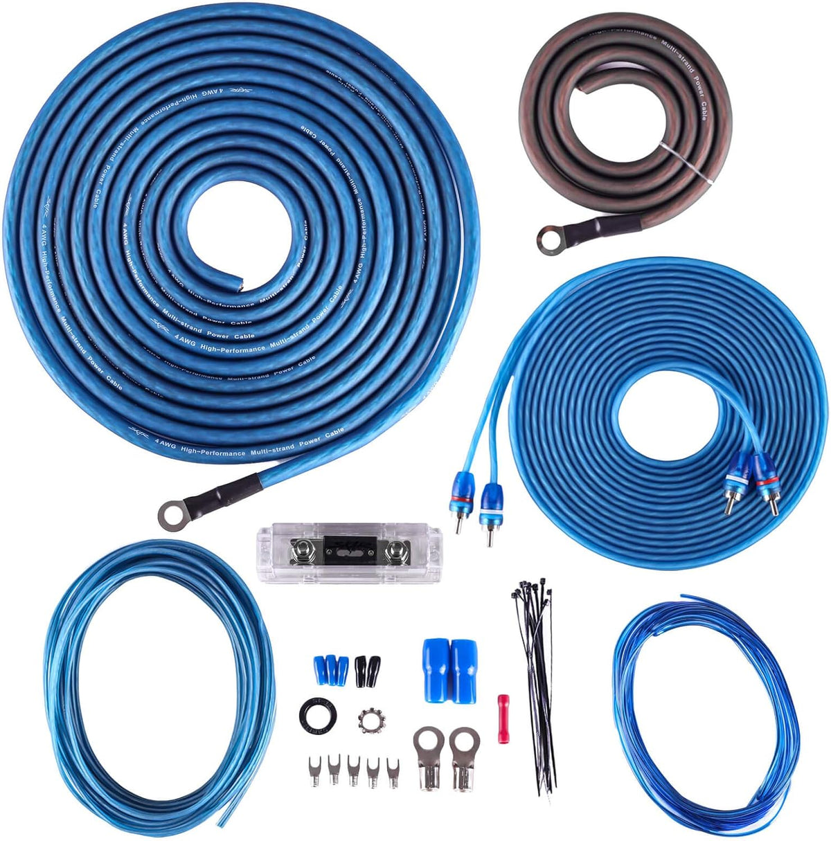 1/0 Gauge CCA Amplifier Installation Wiring Kit V746