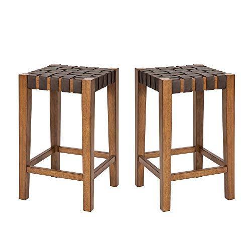 Brown 24 inch Counter Stool Set of 2 C323