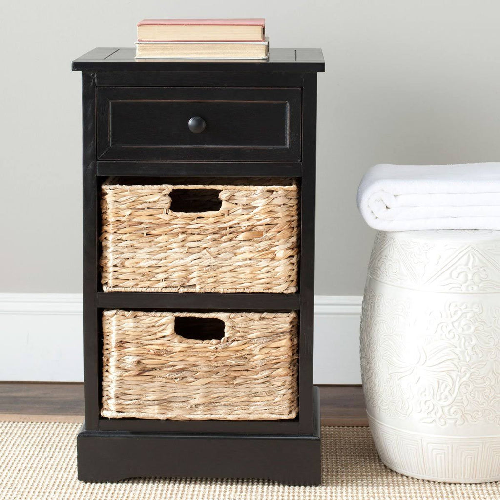 Grey Storage Side Table P91175