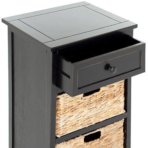 Grey Storage Side Table P91175