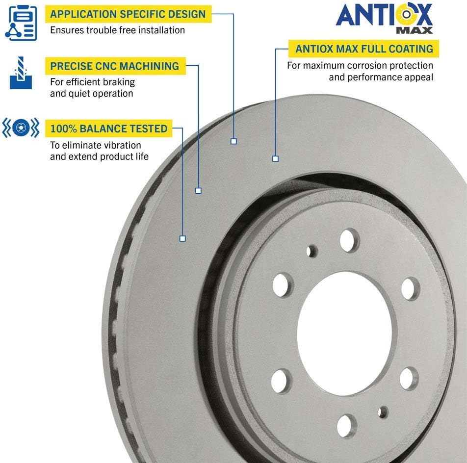 Front Brake Kit Calipers Rotors Ceramic Pads R47263