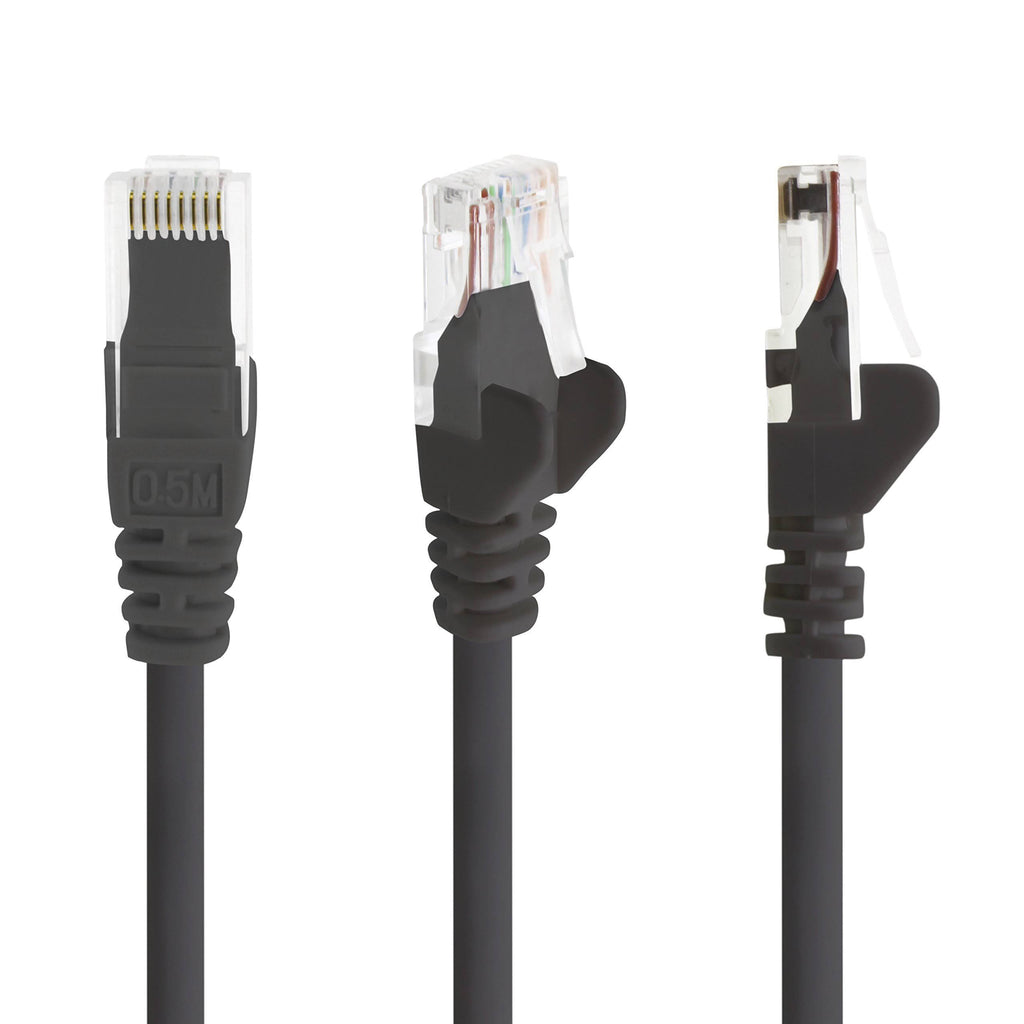 Black 10 Pieces Ethernet Gigabit LAN Network Cable RJ45 UTP Q544