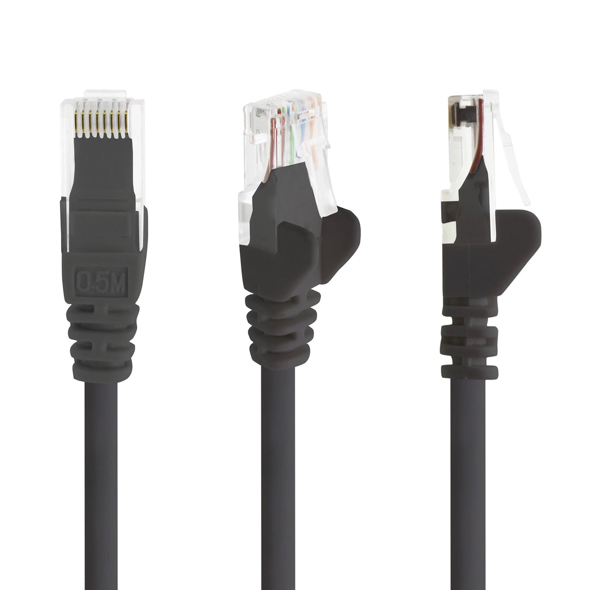 Black 10 Pieces Ethernet Gigabit LAN Network Cable RJ45 UTP Q544