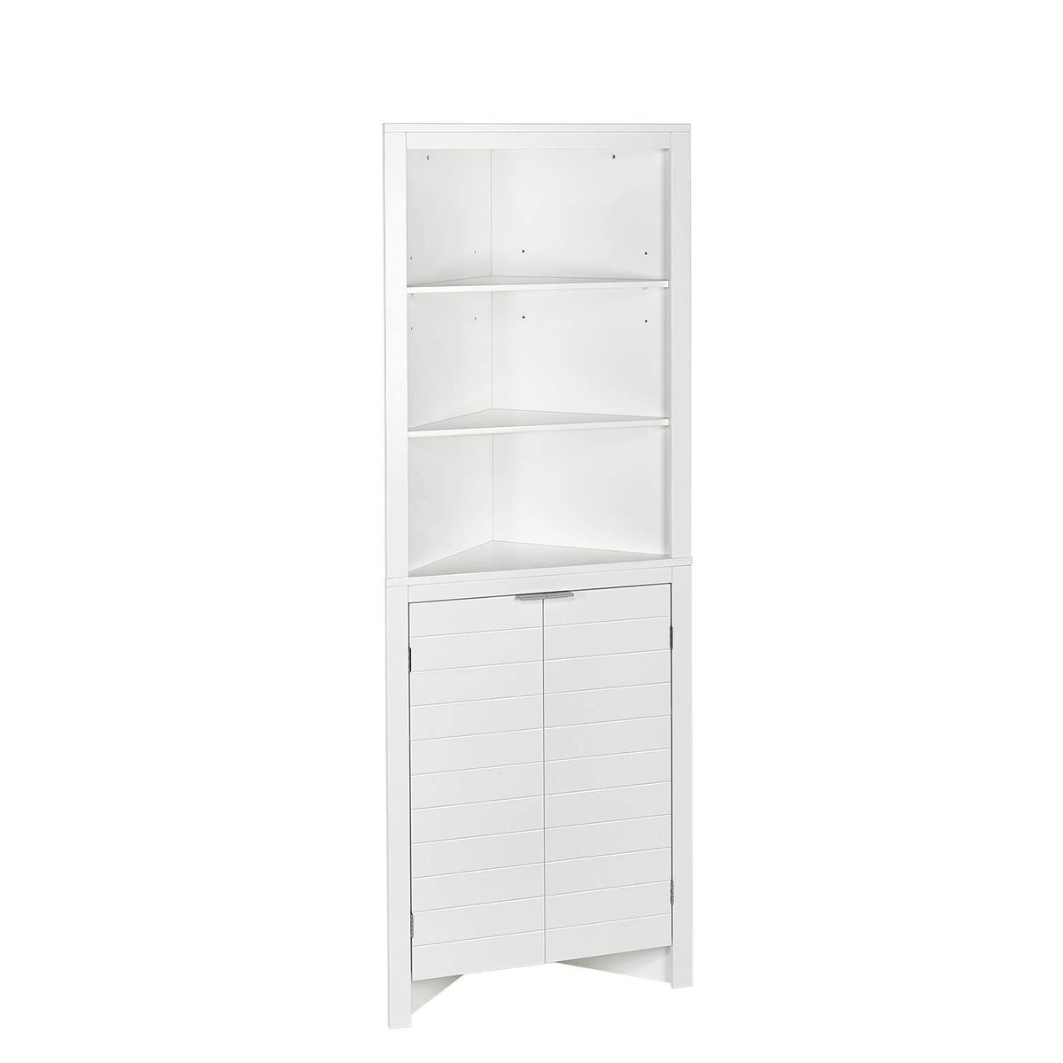 White Tall Corner Cabinet T84209