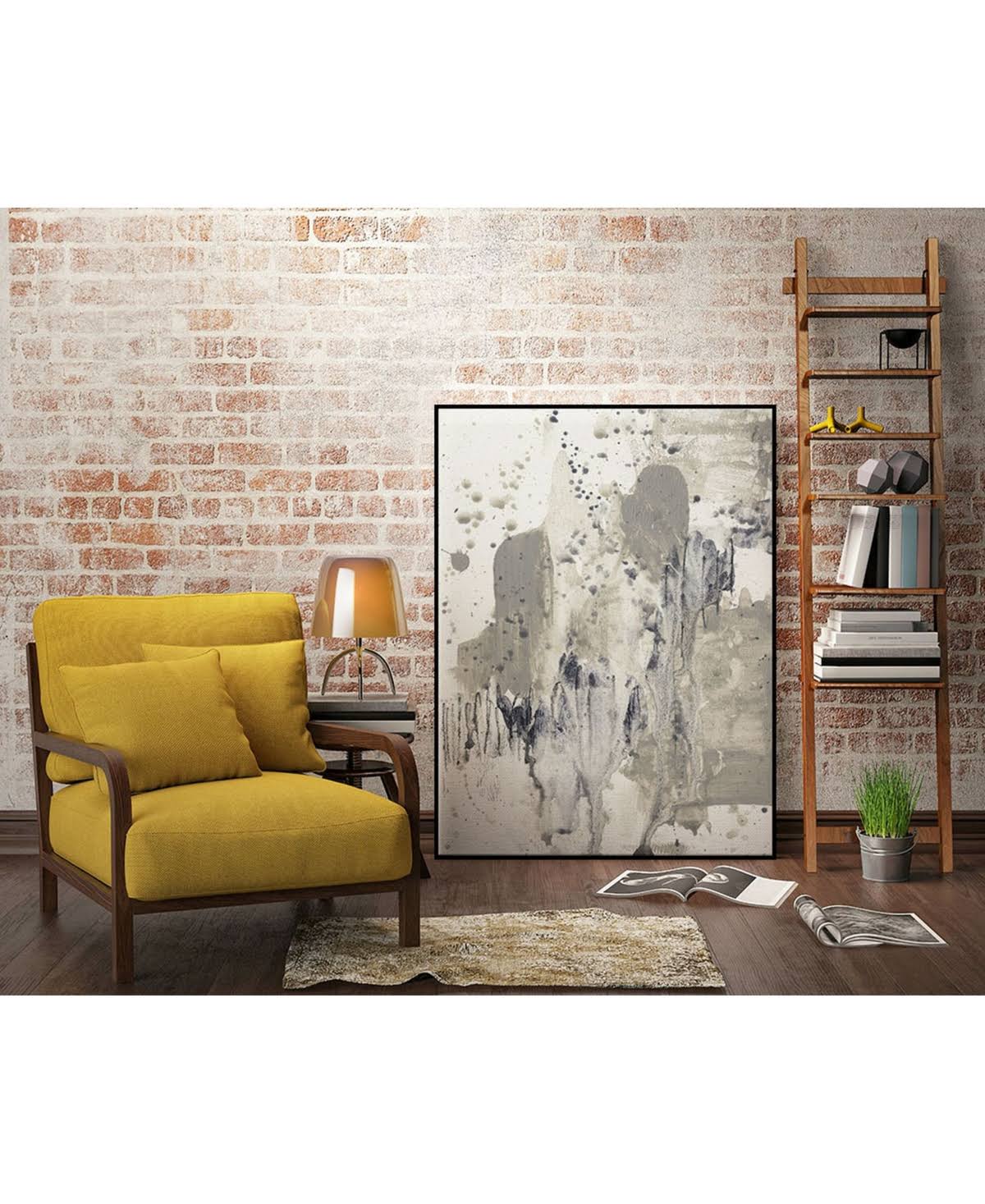 Framed Canvas Art Block U84770