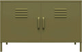 2 Door Metal Accent Cabinet Z451
