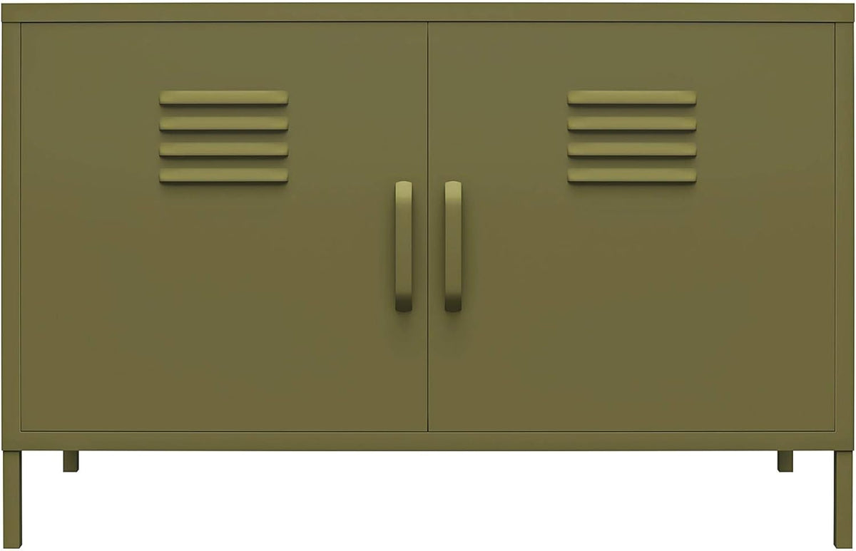 2 Door Metal Accent Cabinet Z451