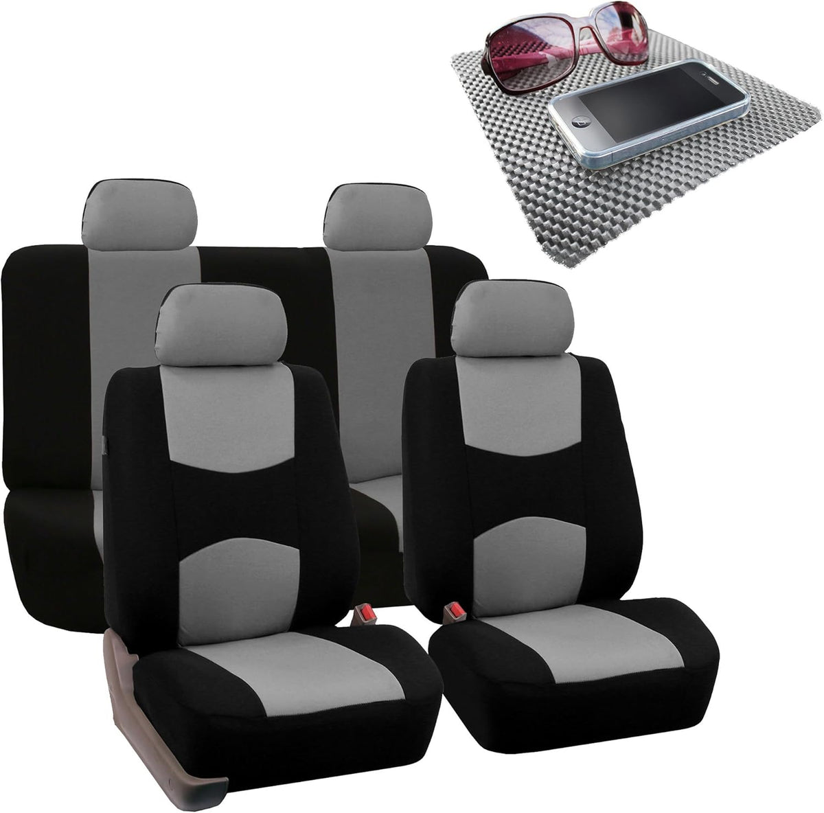 Bright Flat Cloth Full Set Car Seat Covers Q699