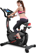 Indoor Exercise Bike with Magnetic Resistance and LCD Display J408