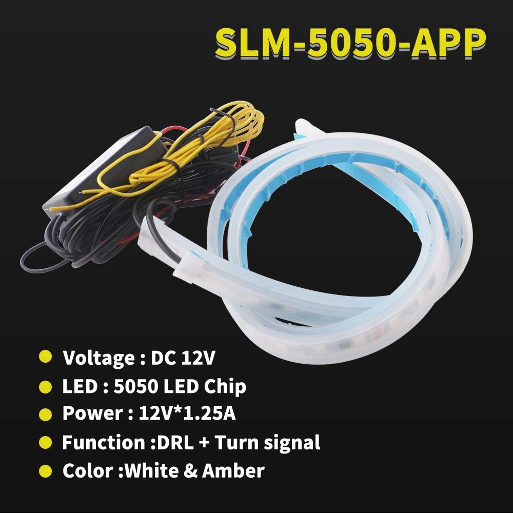 RGB Multi Color 60CM/24 Inch Waterproof LED Strip Lights 2Packs C62812