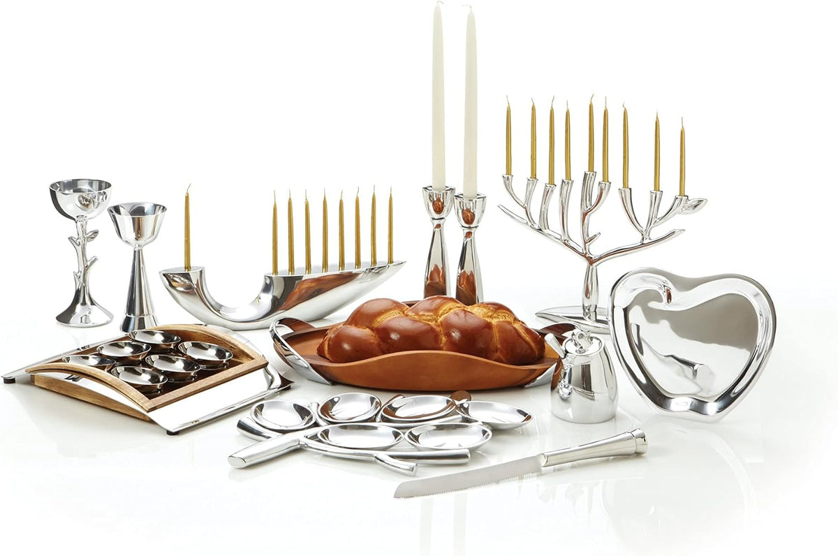 Wood and Alloy Seder Plate K683947