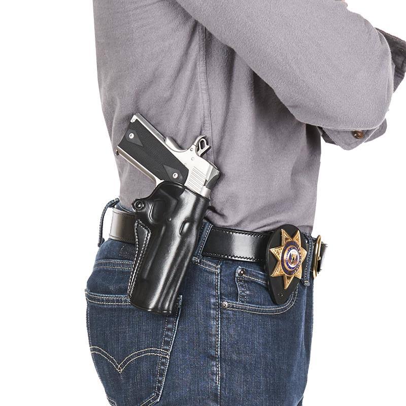 Black Paddle Belt Holster H683682