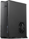 Black Mini-ITX Small Form Factor Computer Case with PCI-E Riser V96079