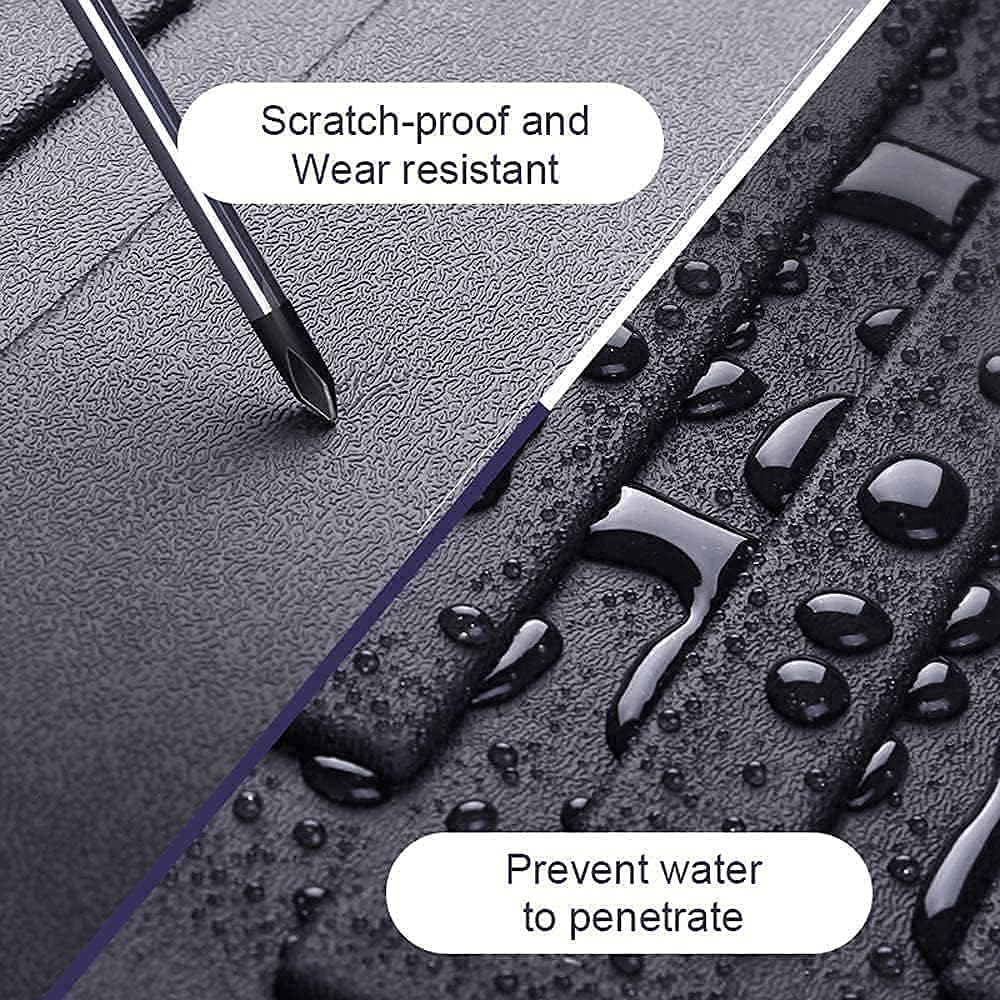 Custom Fit Cargo Mat Trunk Liner Heavy Duty Rubber Waterproof Floor Mat Pack of 2 J891