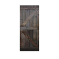 38 in. x 84 in. Knotty Pine Solid Wood Interior Barn Door Slab X7165