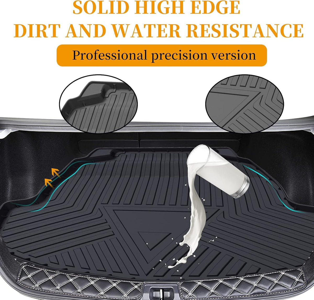 Black TPO All Weather Cargo Liner Y875814
