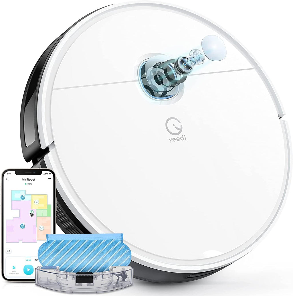 Robot Vacuum and Mop, 3000Pa Suction, 200mins Runtime A7889