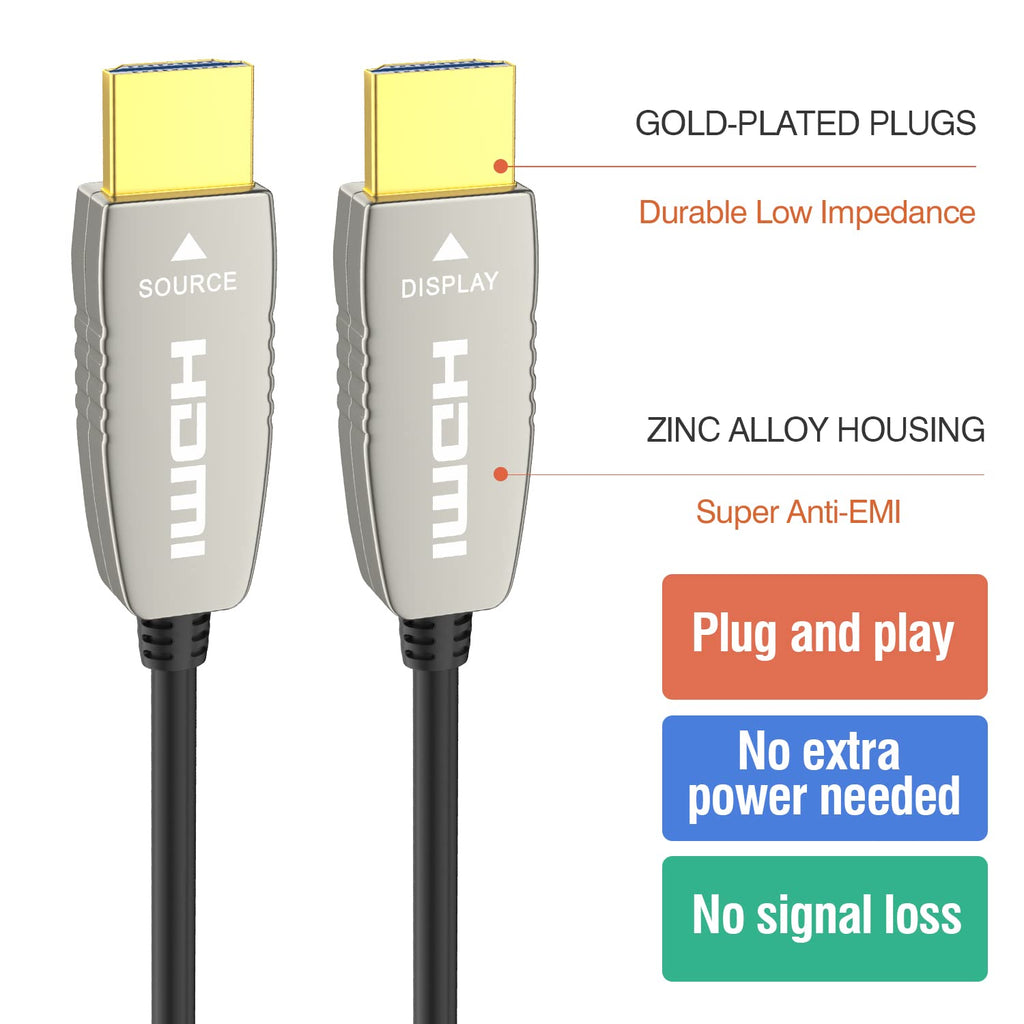 4K60HZ 33 feet Fiber HDMI Cable J335