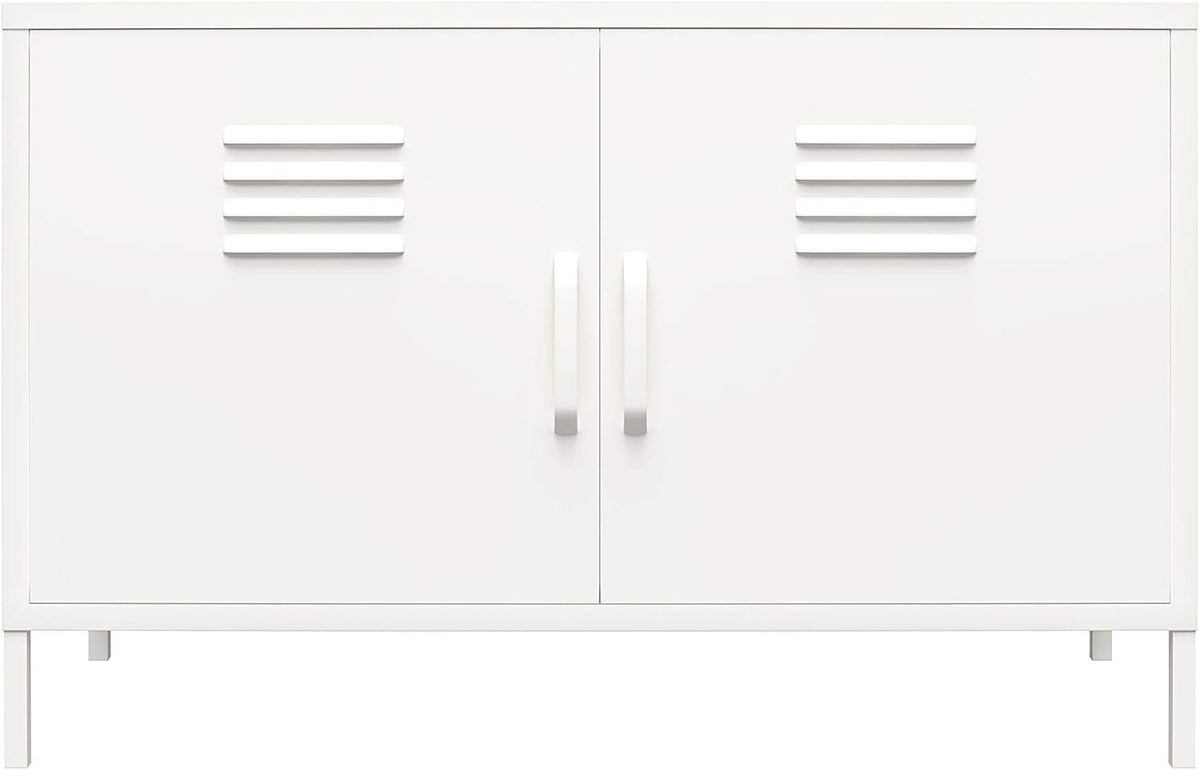 2 Door Metal Accent Cabinet Z451